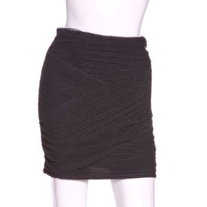 BCBG black fitted skirt